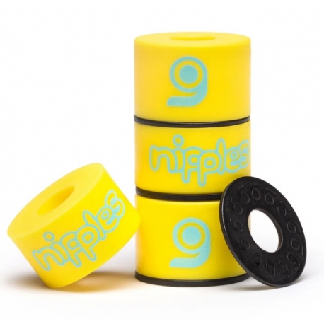 Orangatang Nipples Bushings 4-pack (Yellow – 86A)