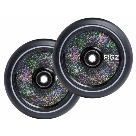 110MM Figz Wheels 2-pack Rainbow