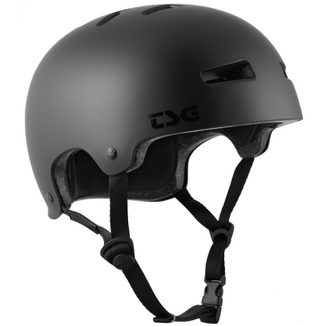 TSG Evolution Satin Dark BLACK helmet