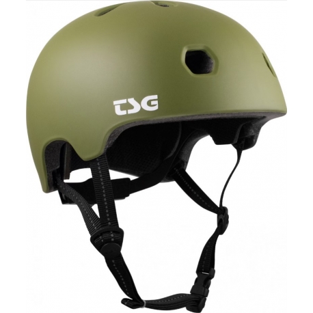 TSG Meta Satin Solid OLIVE helmet