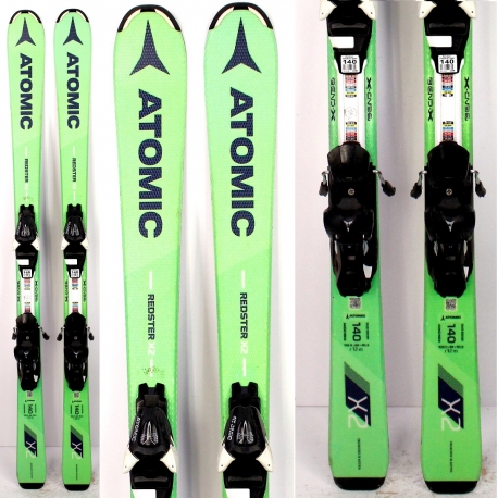 Atomic Redster X2 green 70, 80, 90, 100, 110, 120. 130, 140cm.