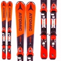 ATOMIC REDSTER J2 Junior Slidės su Bend-X Technologija ir C5/L6 GW Apkaustais (70–150 cm)