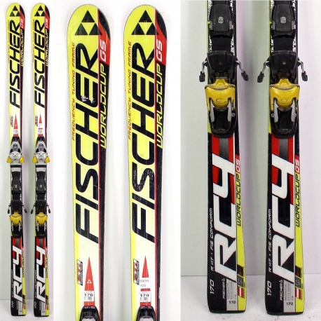 Fischer RC4 WC GS 170CM. DEFEKTAS.