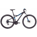Dviratis 27,5" Bulls Sharptail 1 Disc 24g juodas matinis 41/46cm
