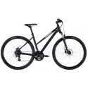 Dviratis 28" Bulls Crossbike 1 trapez 24g juodas matinis 54cm