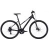 Dviratis 28" Bulls Crossbike 1 trapez 24g juodas matinis 54cm