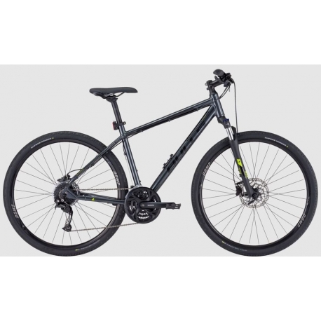 Dviratis 28" Bulls Crosstail vyr. 27g t.pilkas 48/54cm