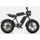 Dviratis 20" elektrinis Engwe M20 750W dviguba baterija juodas