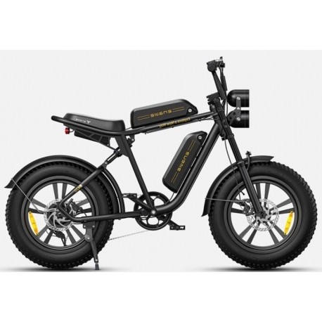 Dviratis 20" elektrinis Engwe M20 750W dviguba baterija juodas