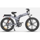 Dviratis 26" elektrinis sulankstomas Engwe X26 1200Wh dviguba baterija pilkas