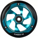 110MM Union Classic V2 Pro Wheels Black/Polished Teal