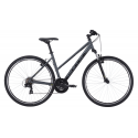 Dviratis 28" Bulls Pulsar Cross trapez 21g pilkas 48/54cm
