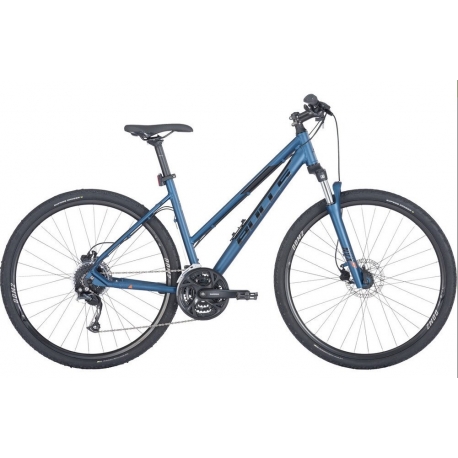Dviratis 28" Bulls Crossbike 2 trapez 27g mėlynas