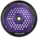 110MM Union Honeycomb Pro Wheel Black/Purple