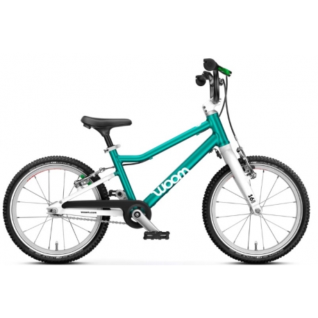 Dviratis WOOM 3 GO Metallic Petrol | Aukščiausios kokybės 16 colių modelis