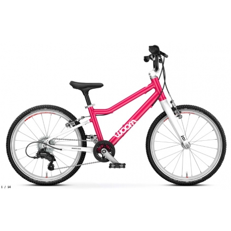 Dviratis WOOM 4 GO Hot Pink