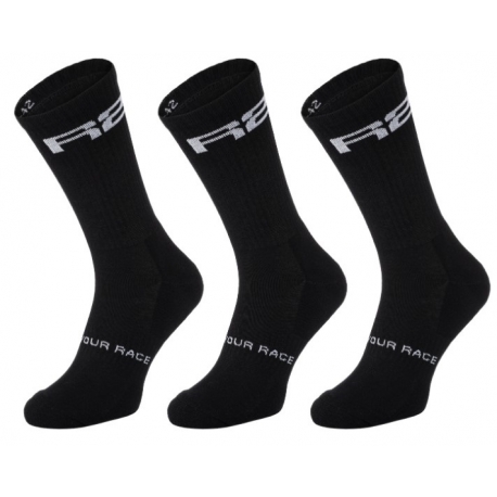 R2 socks URBAN 3pack Black/White
