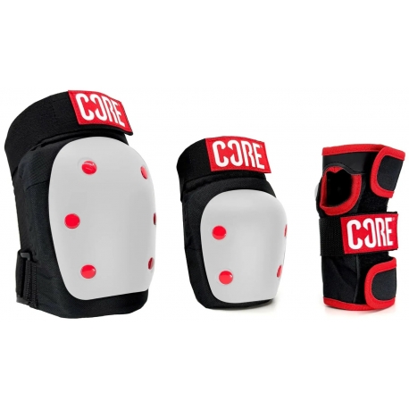 CORE Skate Pads 3-pack (White)