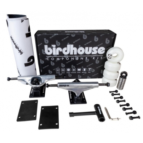 Birdhouse Component Set Silver/Black 5.25IN
