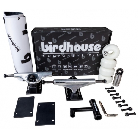 Birdhouse Component Set Silver/Black 5.25IN