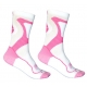 FR - Nano Sportinės kojinės White/Pink
