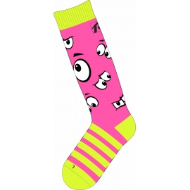 Slidinėjimo kojinės Relax Jr. Happy pink